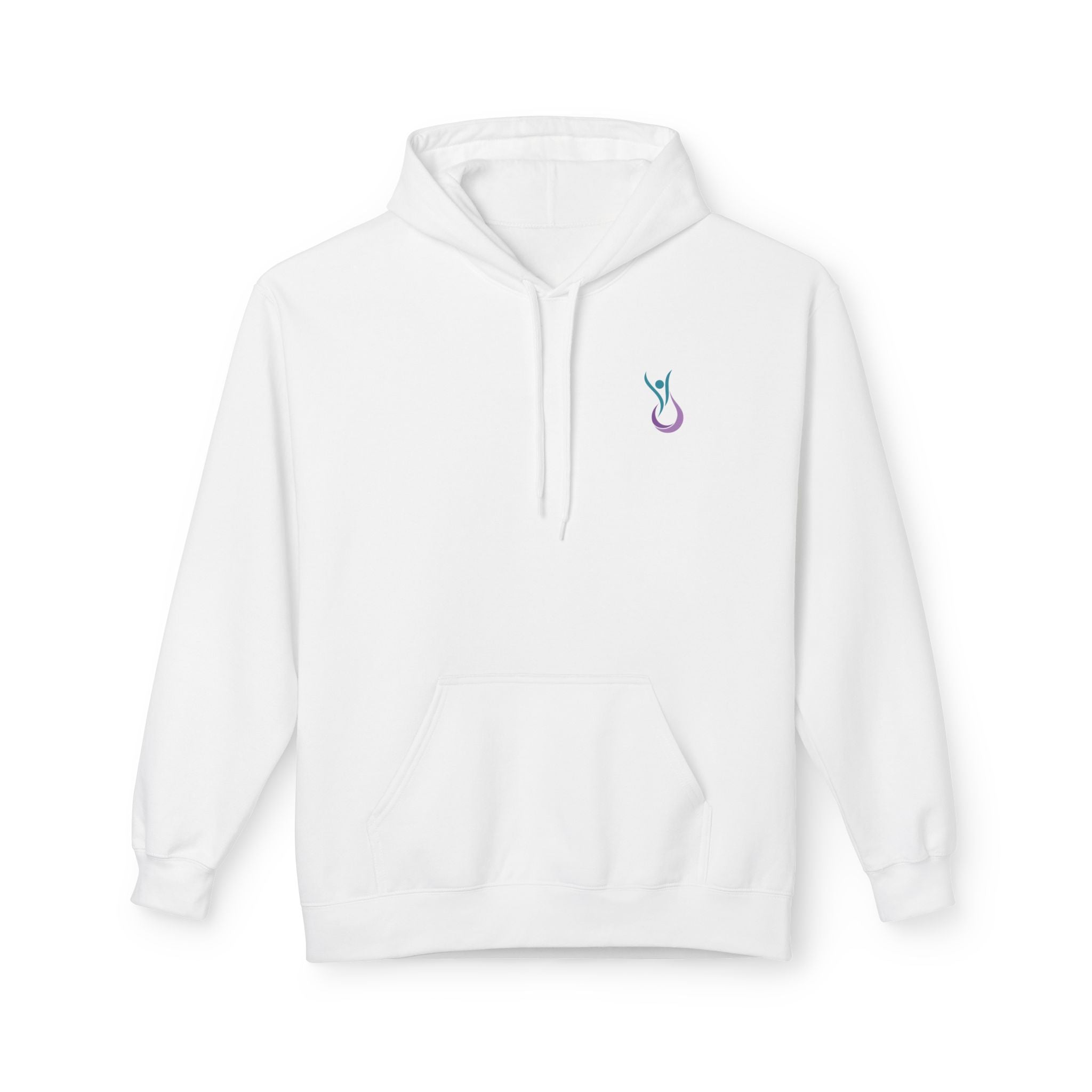 Every Soul Seen Hoodie (Design on Back) — Minimal Spiritual Comfort Hoodie