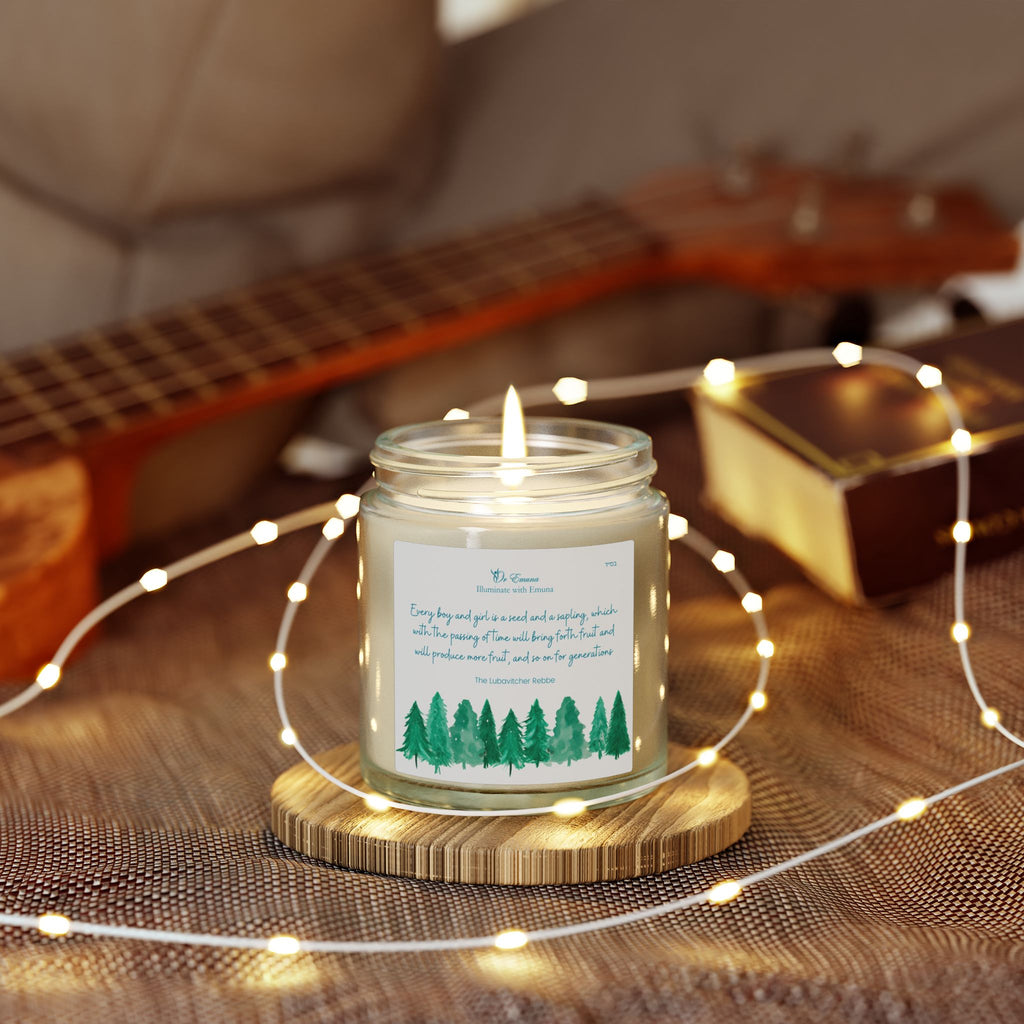 Scented Candle — Coconut Apricot Wax (4oz & 9oz) | "Every child is a seed..."