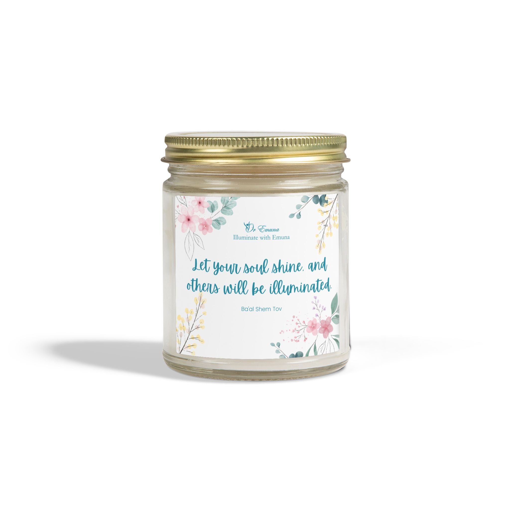 Scented Candle — Coconut Apricot Wax (4oz & 9oz) | "Let your soul shine..."
