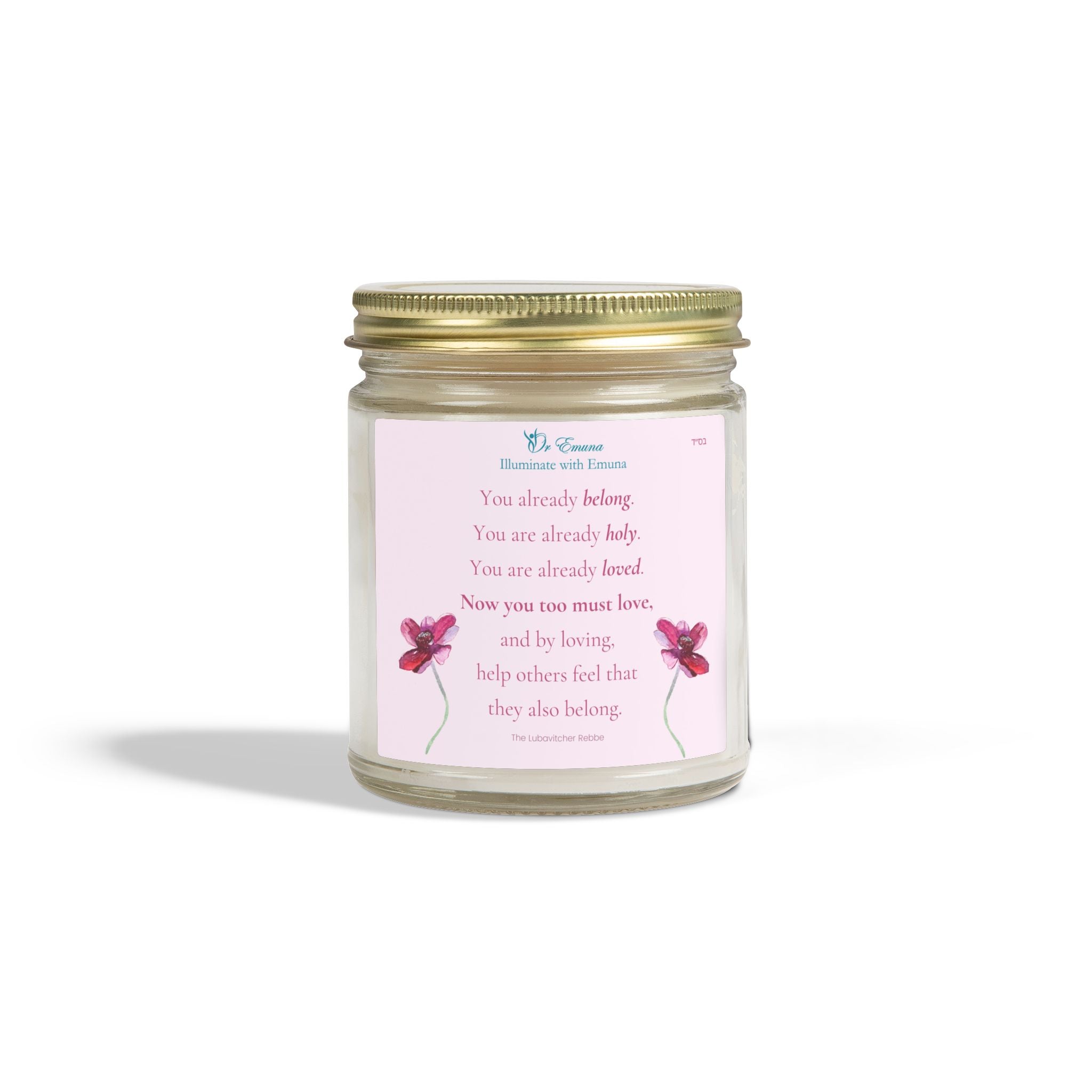 Scented Candle — Coconut Apricot Wax (4oz & 9oz) | "You already belong..."
