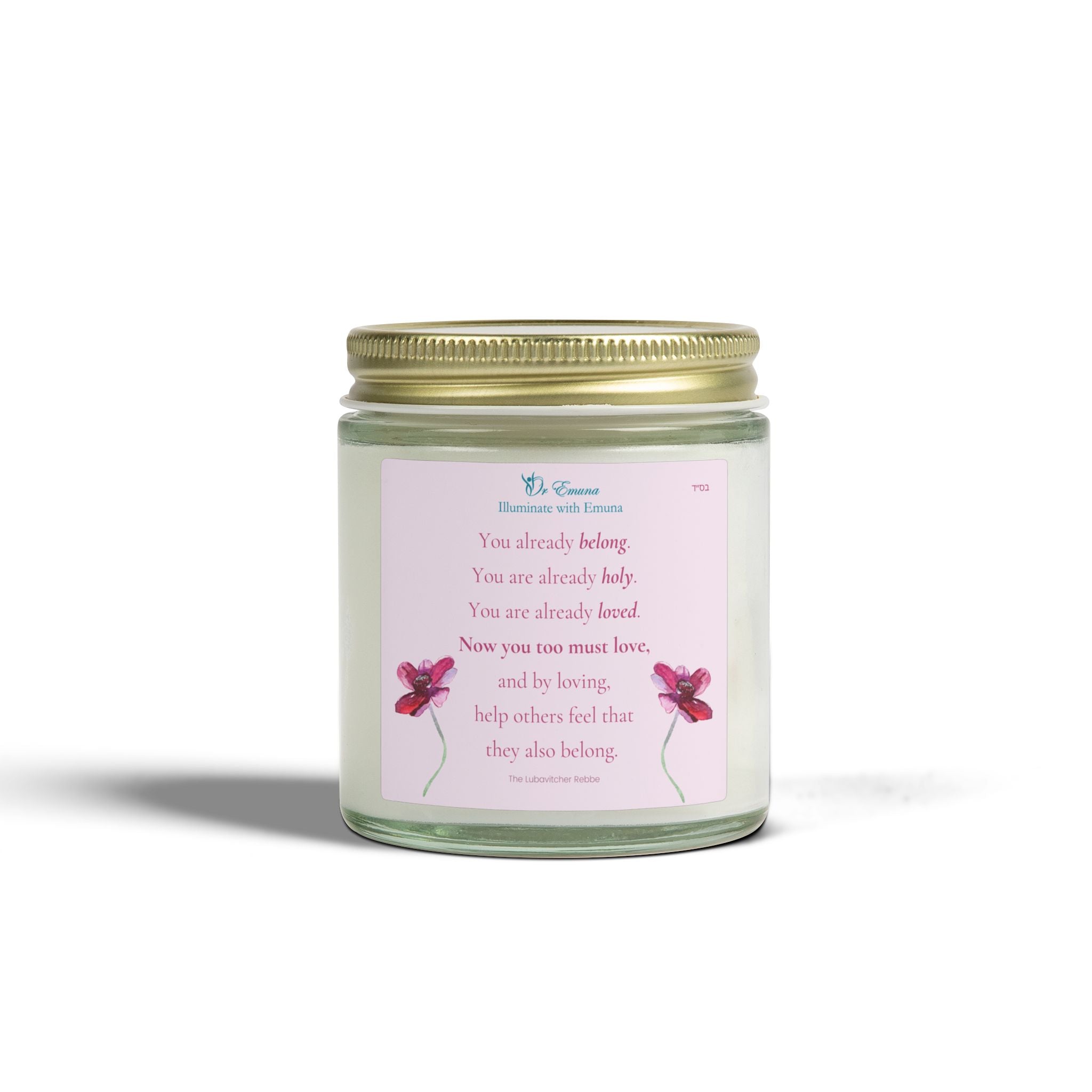Scented Candle — Coconut Apricot Wax (4oz & 9oz) | "You already belong..."
