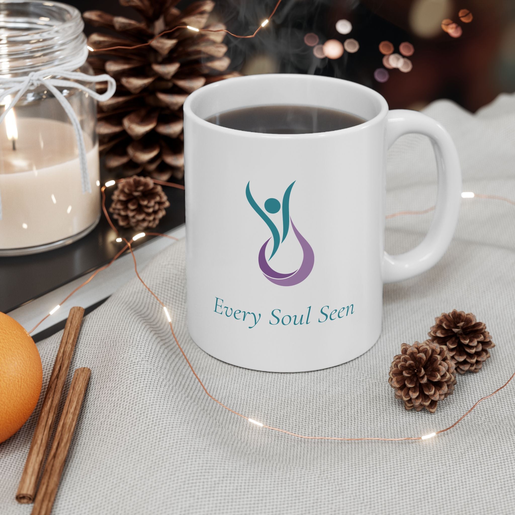 Or Emuna "Every Soul Seen" - Ceramic Mug, (11oz)