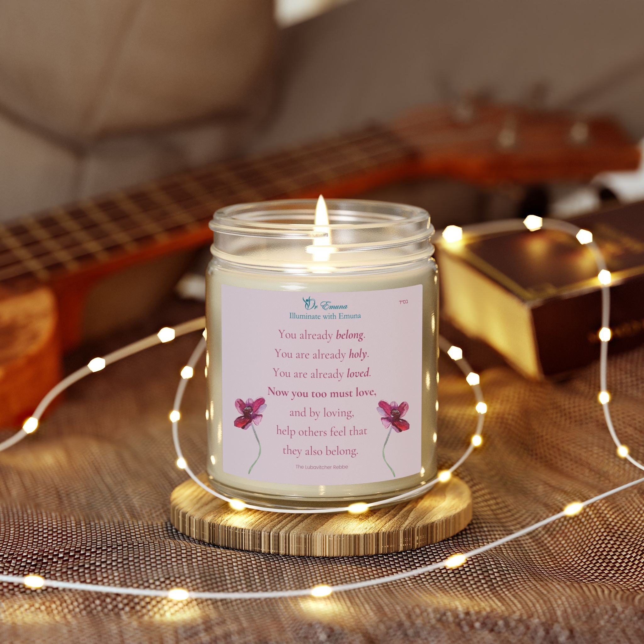 Scented Candle — Coconut Apricot Wax (4oz & 9oz) | "You already belong..."