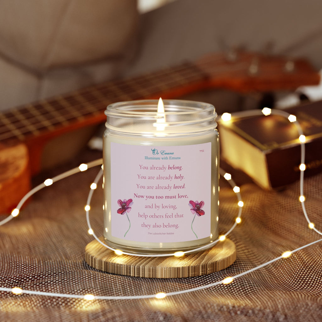 Scented Candle — Coconut Apricot Wax (4oz & 9oz) | "You already belong..."