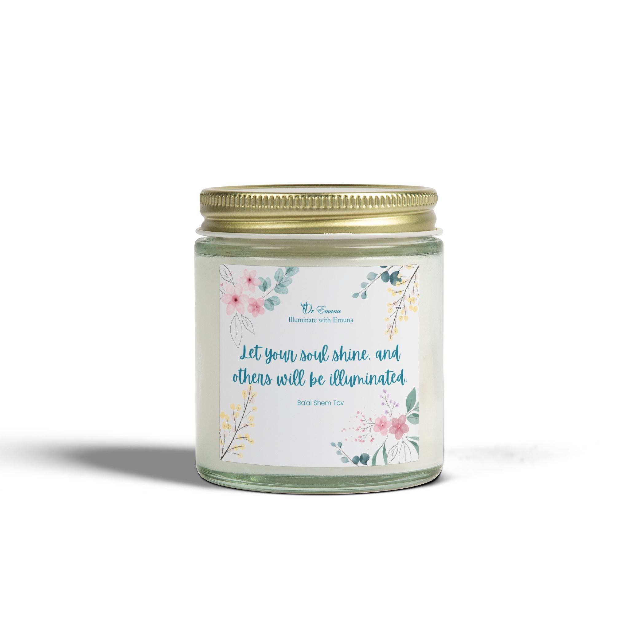 Scented Candle — Coconut Apricot Wax (4oz & 9oz) | "Let your soul shine..."
