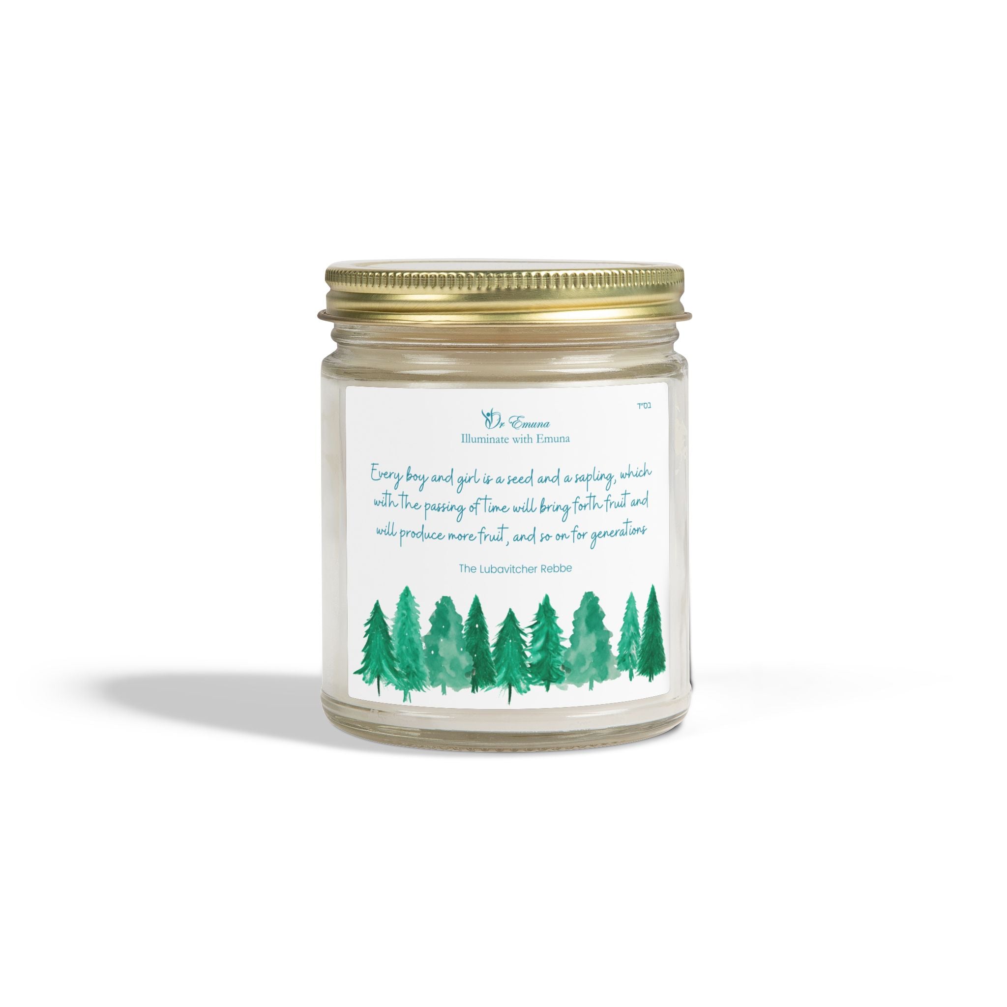Scented Candle — Coconut Apricot Wax (4oz & 9oz) | "Every child is a seed..."