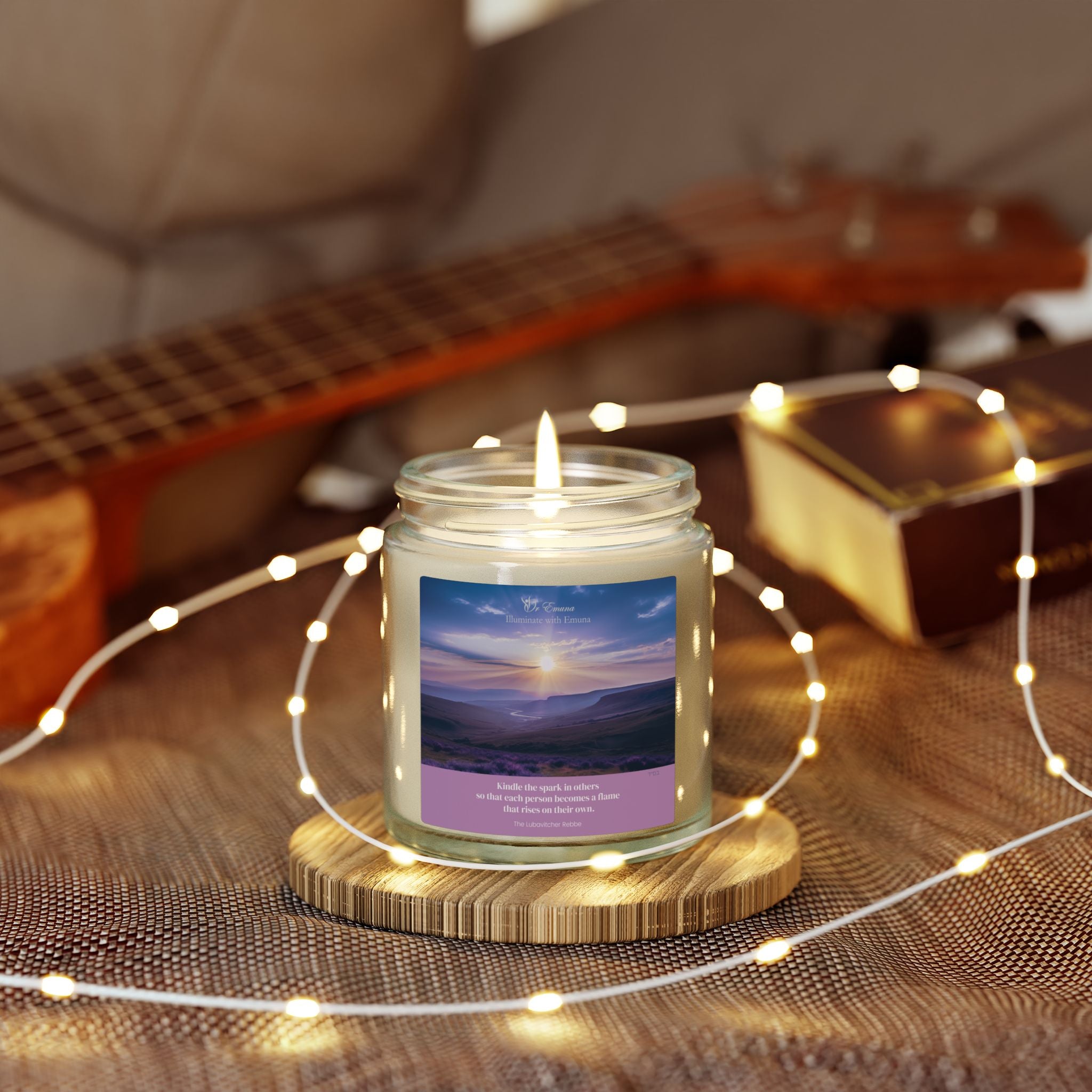 Scented Candle — Coconut Apricot Wax (4oz & 9oz) | "Kindle the sparks in others..."