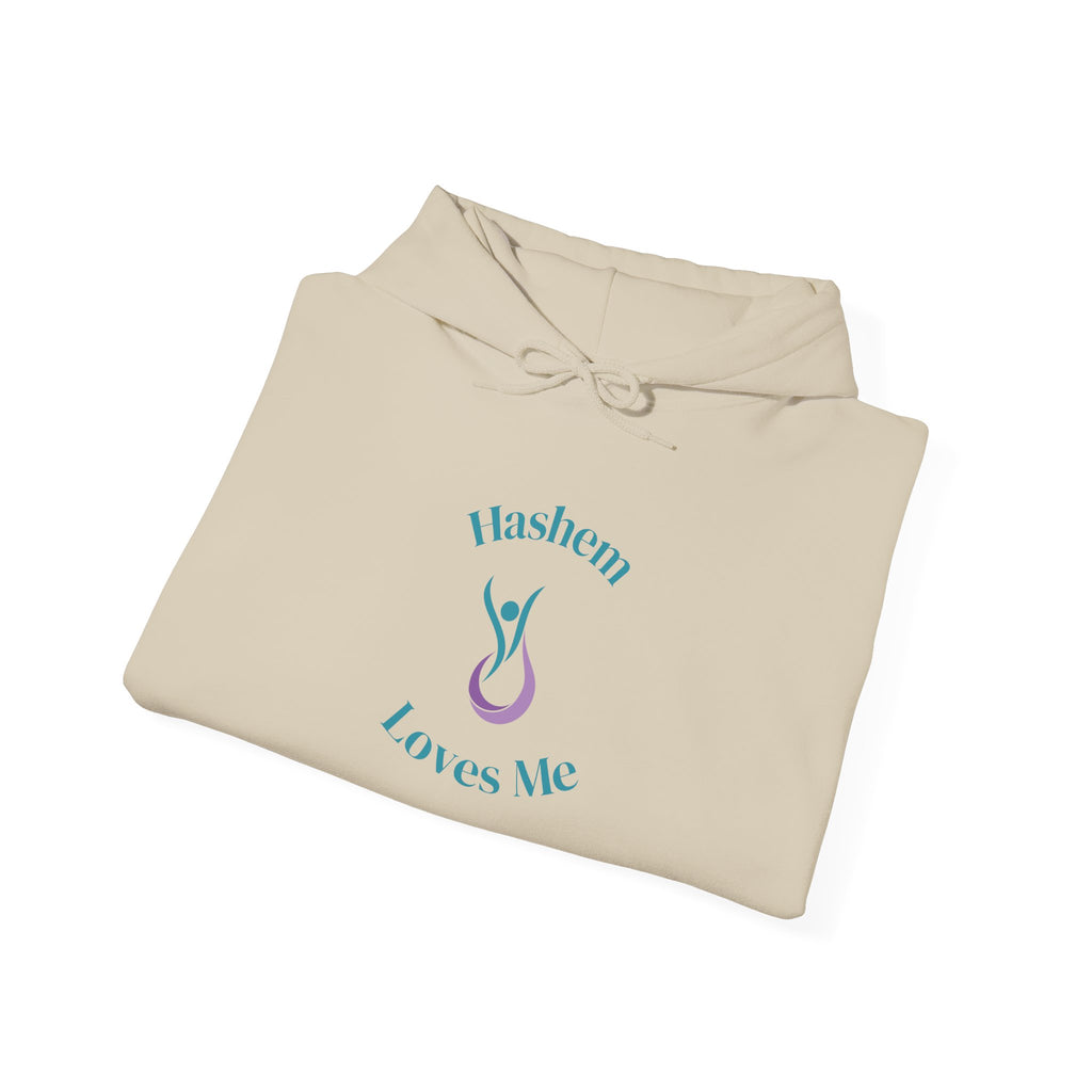 "Hashem Loves Me" Hoodie — Spiritual Jewish Faith Pullover