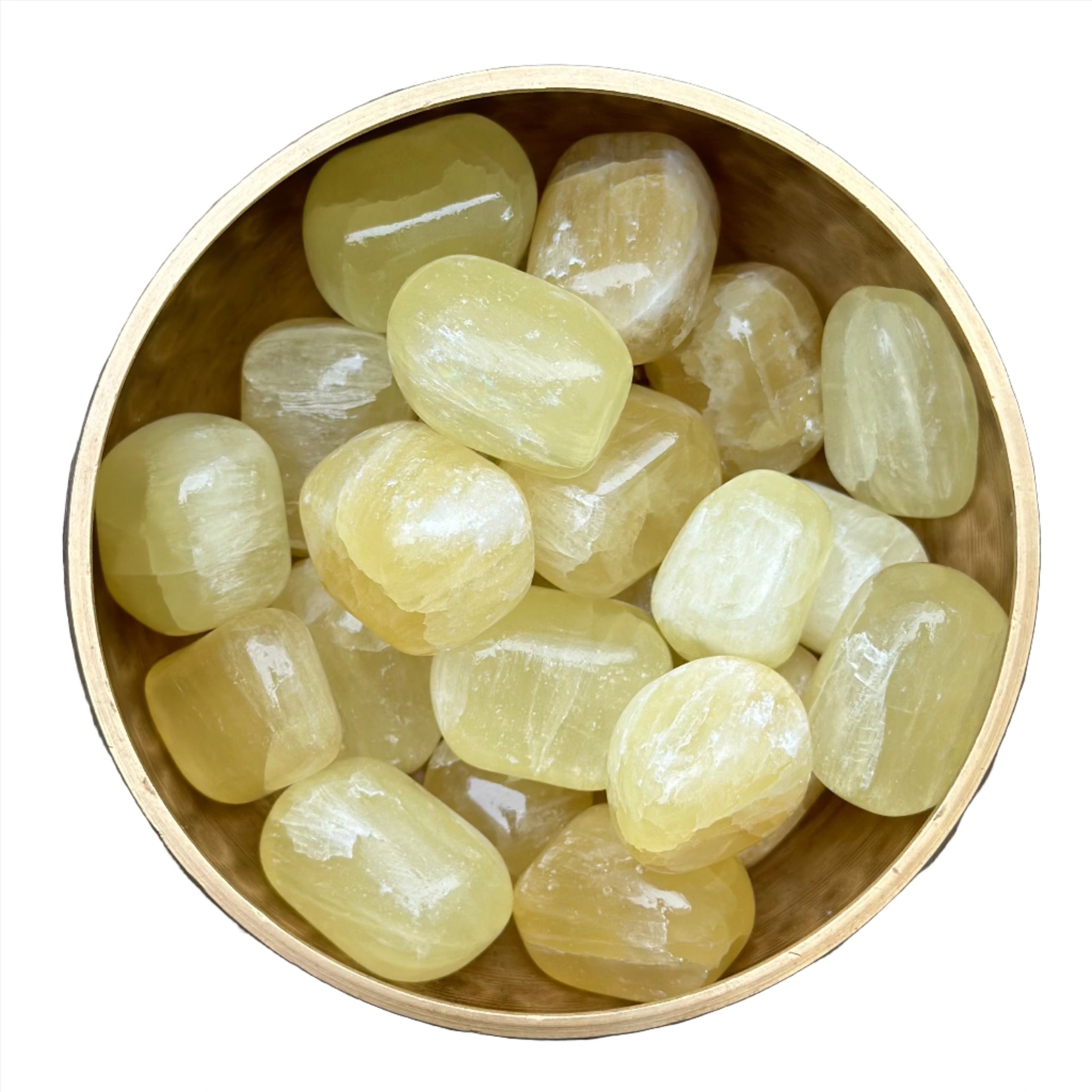 Yellow Calcite Tumbled Stone 