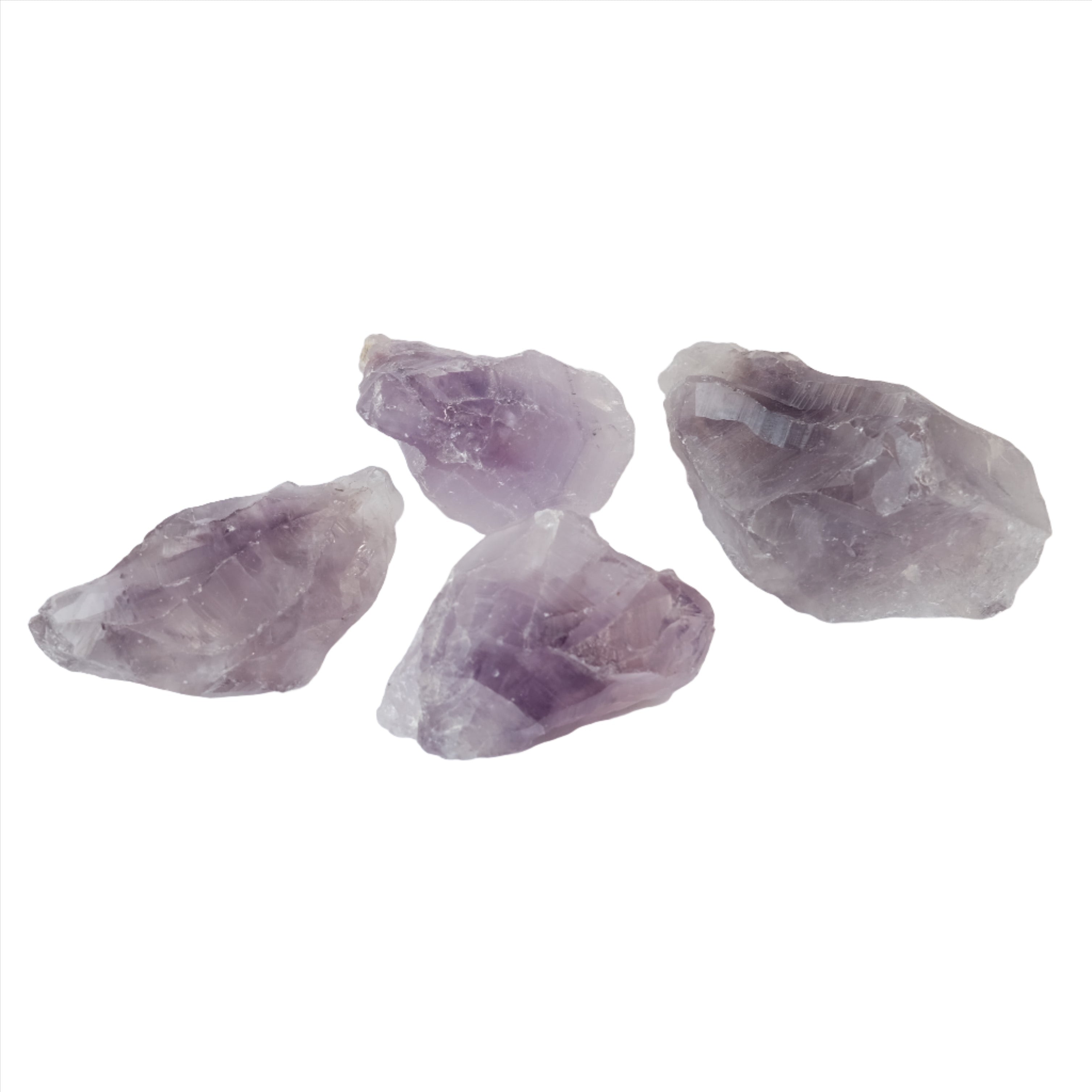 Amethyst raw points for healing, stress relief, and mood stabilization. Natural tranquilizer healing crystals. Sizes may vary.