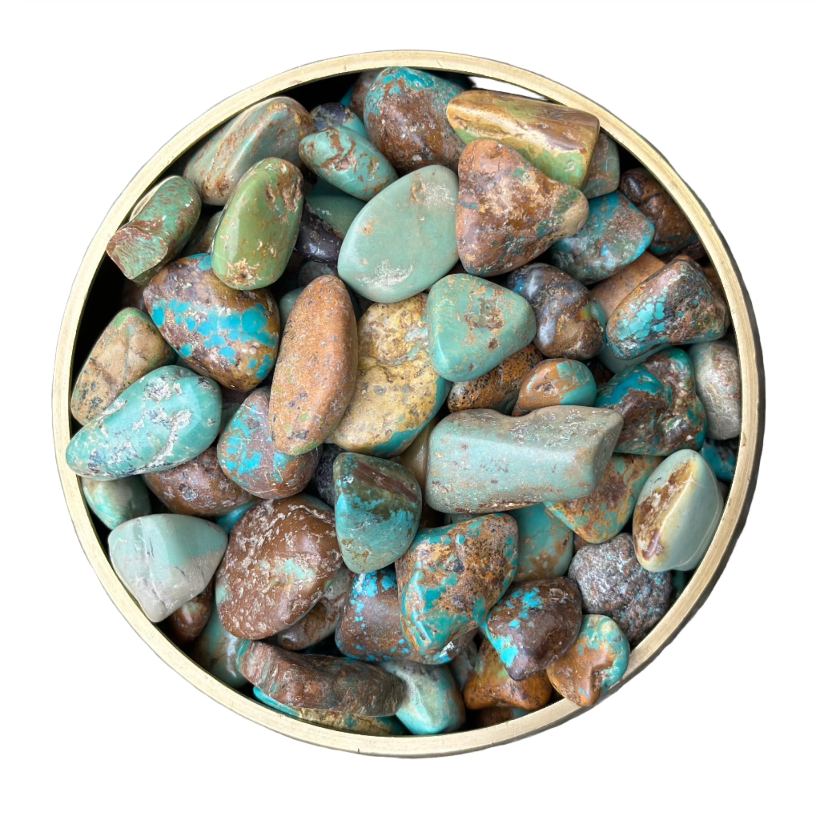 Turquoise Tumbled Stone 